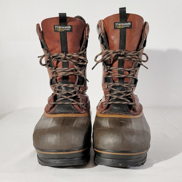 ROCKY Men's US 9 Polartec Insulated Duck Boots Leather & Rubber Muck Work Boots - Picture 3 of 11